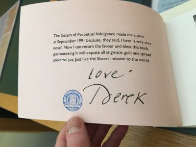 signed derek jarman