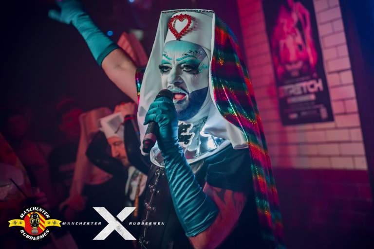 Sister Bangbang singing in a nightclub