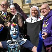 The Manchester Sisters at Bury Pride The Manchester Sisters at Bury Pride with the Lord Mayor